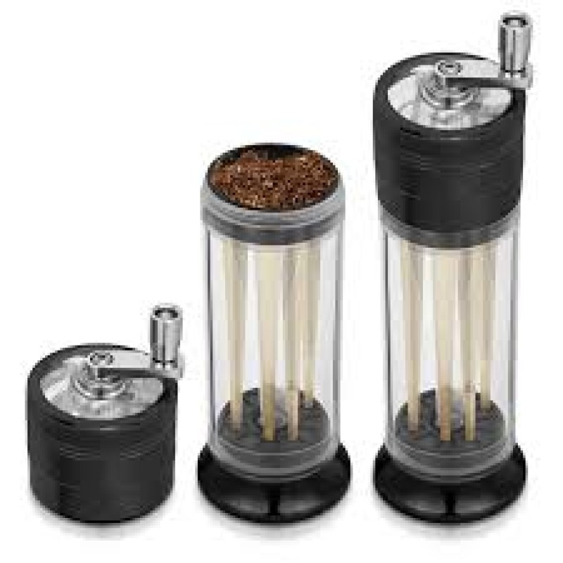 50mm Hand Crank Herb Grinder And Cone Filler Model 6  | GR1609 -6476| 6 PCS BOX