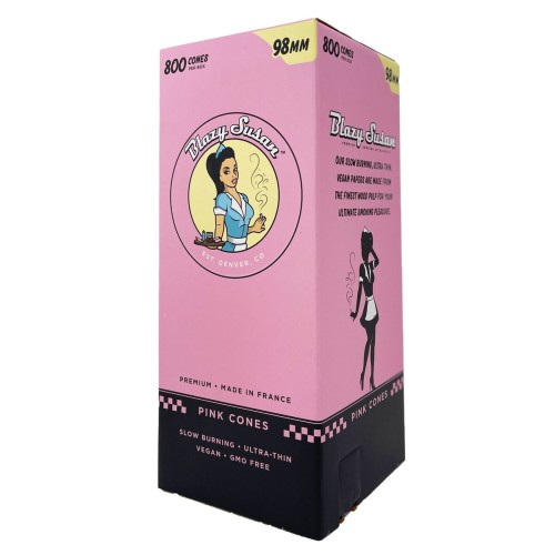 BLAZY SUSAN King Size Slim CONE - 800 Cones per box