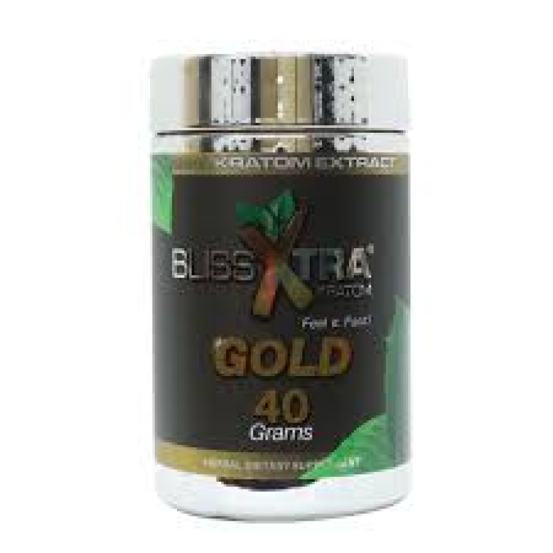 BLISS XTRA GOLD KRATOM 40 CT