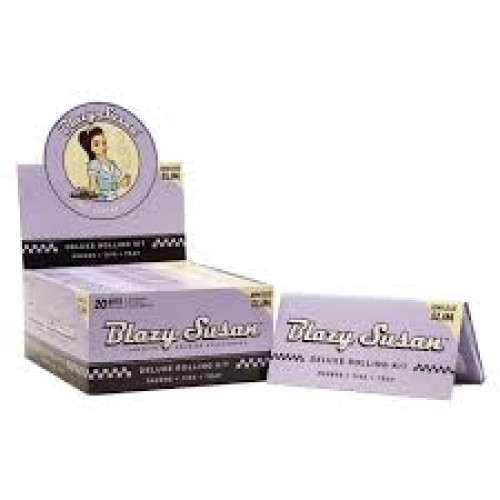 Blazy Susan Purple King Slim Deluxe Rolling Kit ( 20kits ) Purple