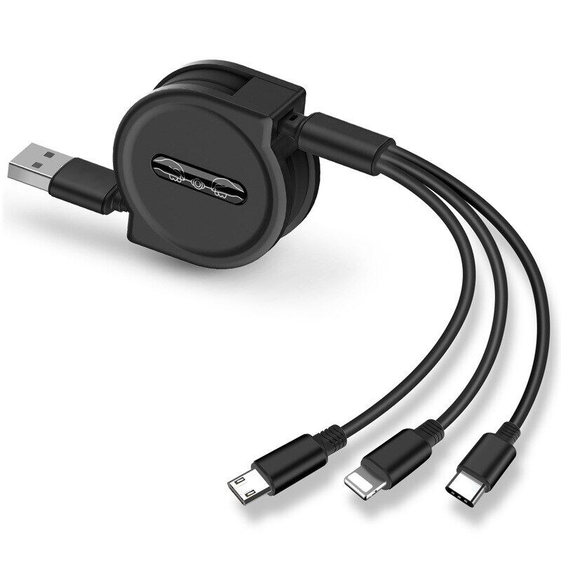 Cable  USB + Travel Charge | Type c - Iphone - Micro | 7761