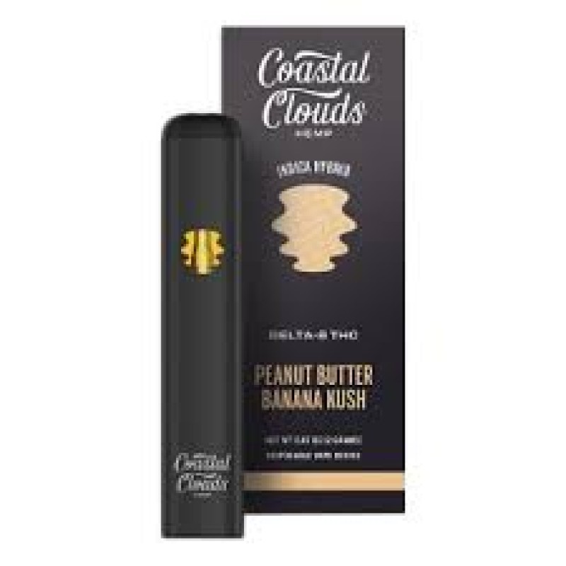 Coastal Clouds Delta 8 THC  Disposable Vape 2G | Peanut Butter Banana Kush