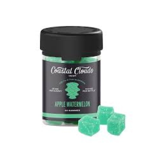 Coastal Clouds Delta 8 THC Gummies | Apple Watermelon  | 25mg - 500mg per bottle