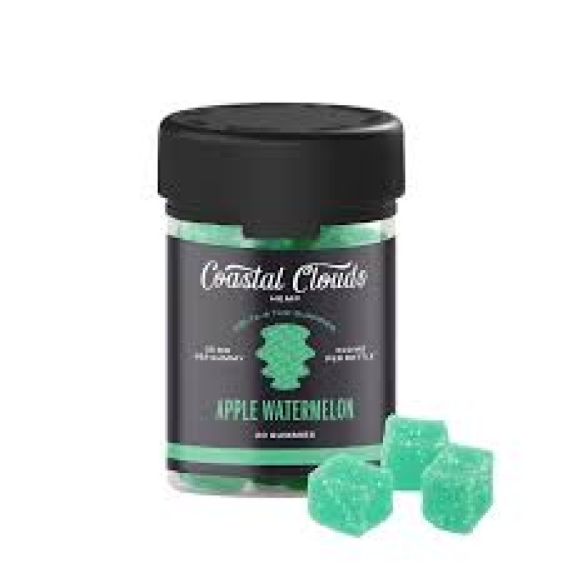 Coastal Clouds Delta 8 THC Gummies | Apple Watermelon  | 25mg - 500mg per bottle