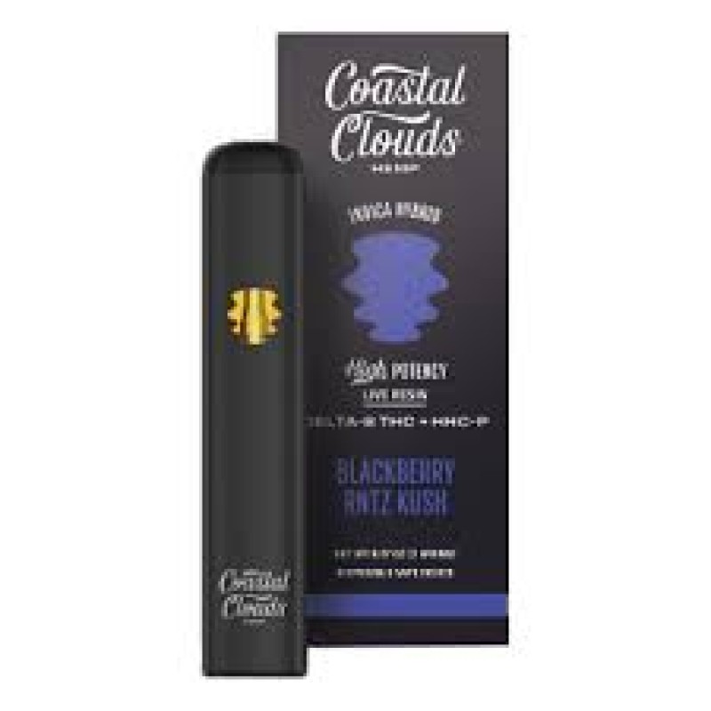 Coastal Clouds Delta 8 THC+HHC-P Disposable Vape 2G | Blackberry RNTZ Kush
