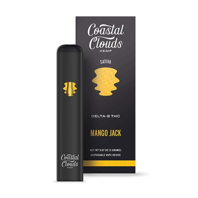 Coastal Clouds Delta 8 THC  Disposable Vape 2G | Mango Jack