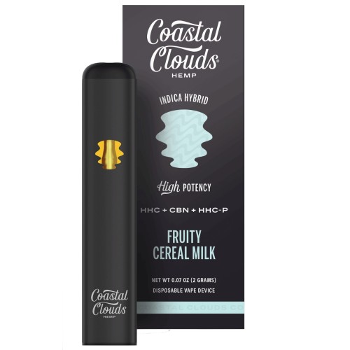 Coastal Clouds  HHC+CBN+HHC-P  Disposable Vape 2G | Fruit Cereal Milk