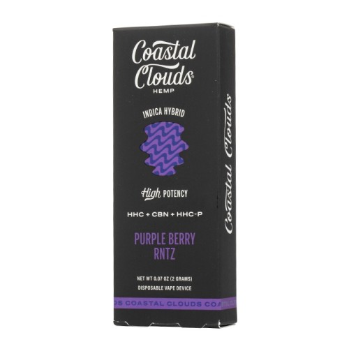 Coastal Clouds  HHC+CBN+HHC-P  Disposable Vape 2G | Purple Berry RNTZ
