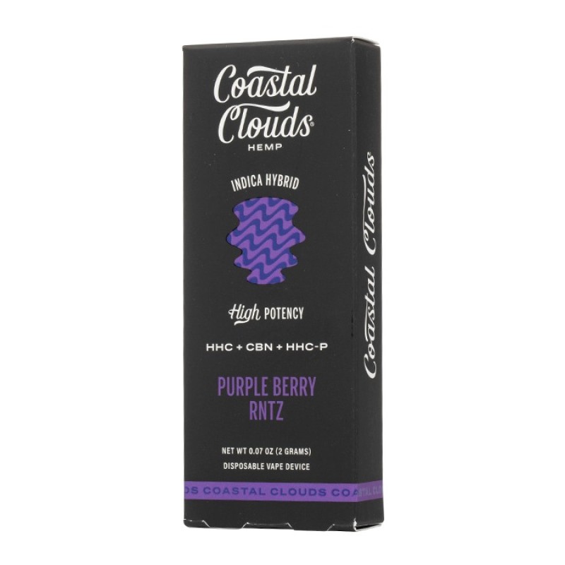 Coastal Clouds  HHC+CBN+HHC-P  Disposable Vape 2G | Purple Berry RNTZ