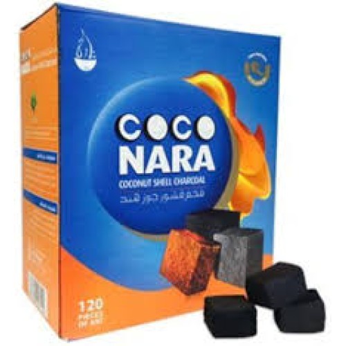 Coconut Shell Charcoal  | Box 120 piece  - NARA