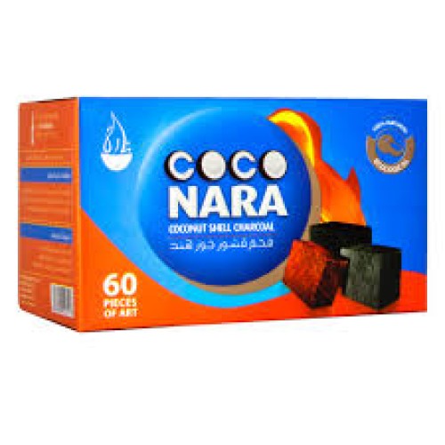 Coconut Shell Charcoal  | Box 60 piece  - NARA