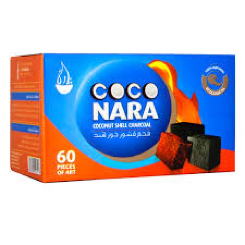 Coconut Shell Charcoal  | Box 60 piece  - NARA