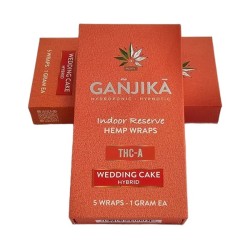 Ganjika THC-A - Sour Diesel Sativa 1.5gm   |  2-IN-1 Pack Wraps