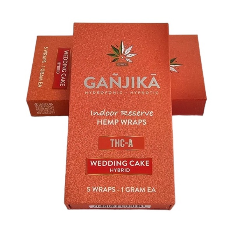 Ganjika THC-A - Sour Diesel Sativa 1.5gm   |  2-IN-1 Pack Wraps