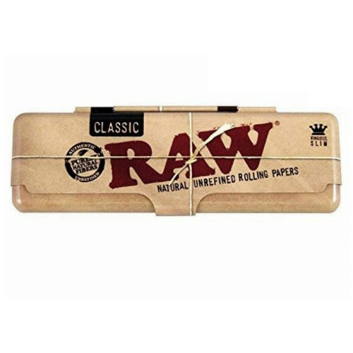 RAW Paper Case | Classic | Metal | King Size Slim Paper Tin | 6346