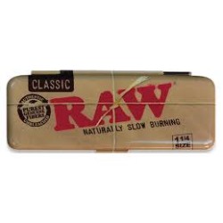 RAW Rolling papers Classic Metal Paper Case 1 1/4 size | 6347