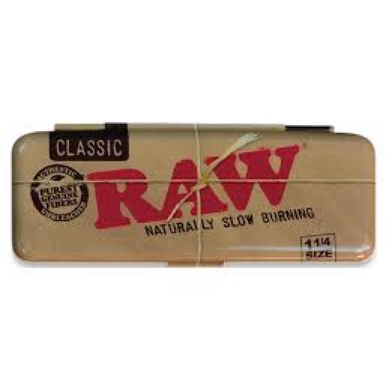 RAW Rolling papers Classic Metal Paper Case 1 1/4 size | 6347