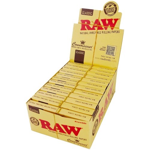 RAW Classic CAESAR LEAF  |King Slim + Tips  | 24 per Box