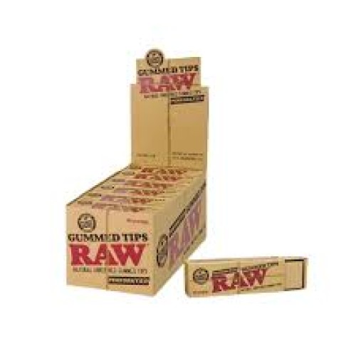 Raw Gummed Tips 33ct- 24 per box